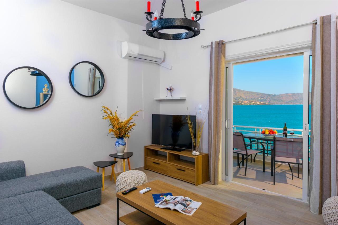 Margarita'S Seafront Luxury Apartment Elounda Екстериор снимка