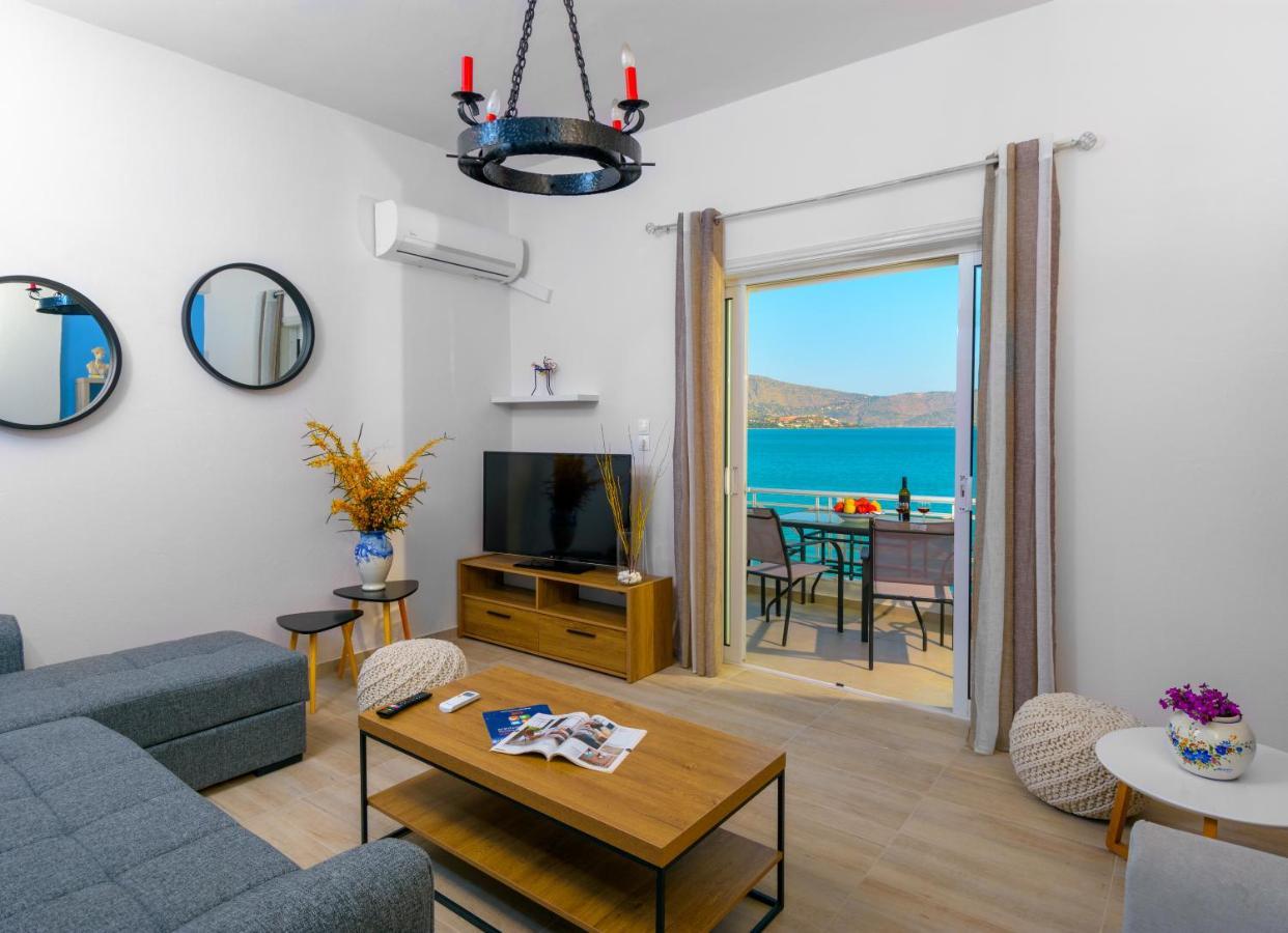Margarita'S Seafront Luxury Apartment Elounda Екстериор снимка